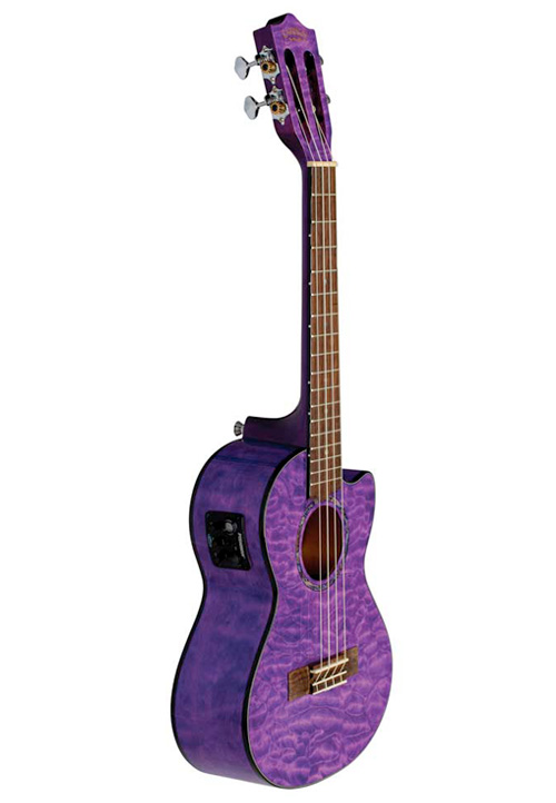 Vibrant Trans Purple Stain Now Included In Lanikai Quilted Maple Series