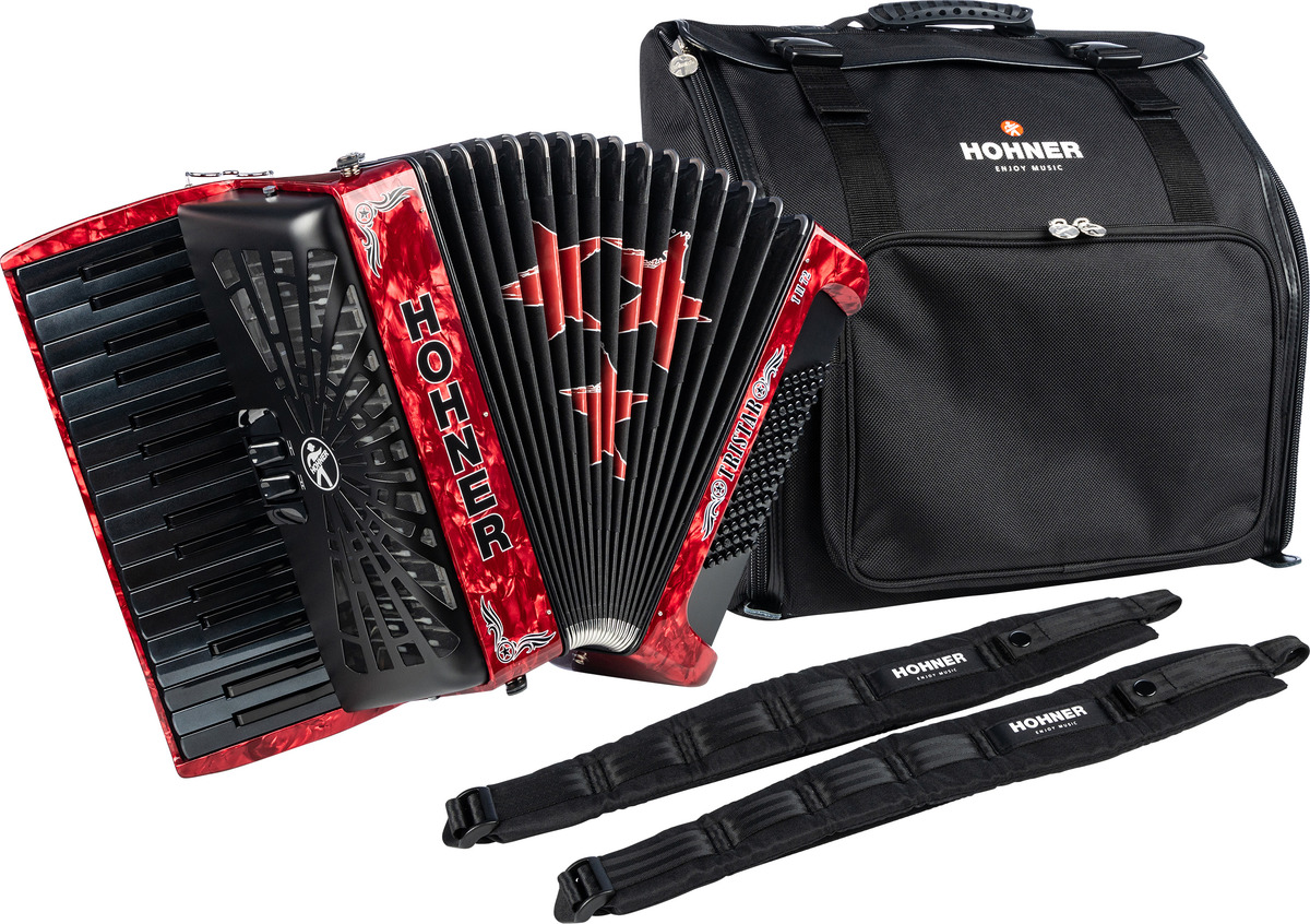 TriStar Accordion with Case and Straps