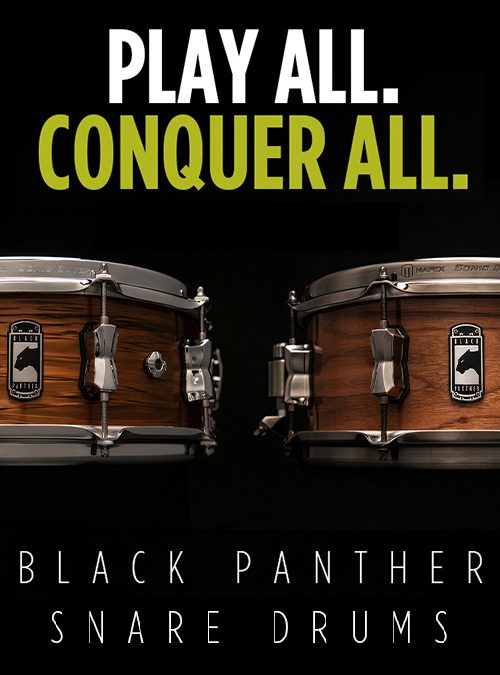 Scorching and Crisp! Mapex Releases 2 New Black Panther Snare Drums