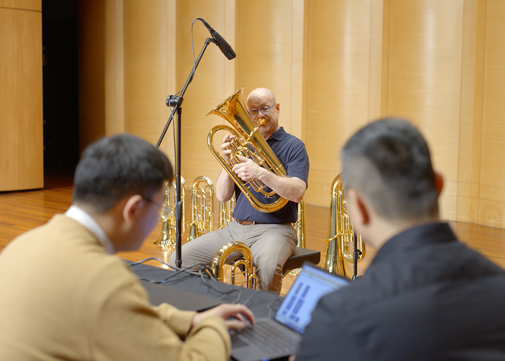 Pat Sheridan Playing New Euphoniums