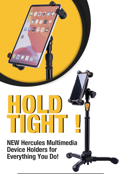 HERCULES Stands Unveils the DG307B-TS2 Tabletop Tripod Tablet & Smartphone Stand