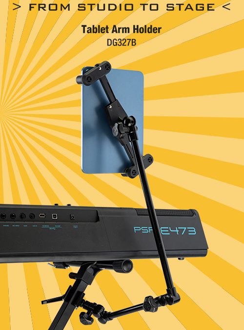 HERCULES Stands Launches DG327B Tablet Arm Holder, Kicking Off Month of New Product Releases