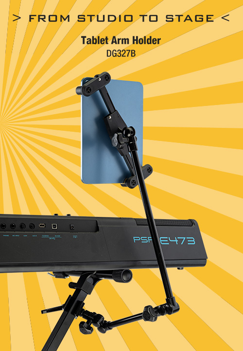 HERCULES Stands Launches DG327B Tablet Arm Holder, Kicking Off Month of New Product Releases